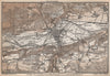 INNSBRUCK ENVIRONS Umgebung. Thaur Gotzens Igls. Austria Österreich 1896 map