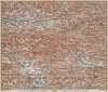 KARAWANKEN & SANNTHALER ALPEN. Klagenfurt Ljubljana Kranj. Carinthia 1896 map