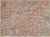 STYRIAN & CARINTHIAN ALPS. Murau Graz Murtal Leoben Wolfsburg. Austria 1896 map