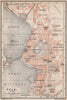 POLA (PULA / POLEI) antique town city plan grada. Croatia karta 1896 old map