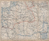 TRANSYLVANIA ROMANIA Railways Bucharest Belgrade Timisoara Cluj-Napoca 1896 map