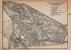 LUSTSCHLOSS & PARK LAXENBURG. Castle. Austria Österreich karte 1905 old map