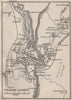 WILDBAD/BAD GASTEIN town plan stadtplan. Austria Österreich. SMALL 1905 map