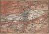 INNSBRUCK ENVIRONS Umgebung. Thaur Gotzens Igls. Austria Österreich 1905 map