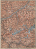 ZILLERTHAL/PUSTERTHAL. Igls Mayrhofen Söll Gerlos Oberau Brixen Fügen 1905 map