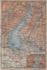 LAGO DI/LAKE GARDA. Riva Salo Peschiera Verona. topo-map. Italy mappa 1905