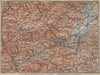 SEMMERING & MARIAZELL environs. Mürztal Styria Baden bei Wien Austria 1905 map