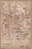 KLAGENFURT am Wörthersee town city plan stadtplan. Celovec. Österreich 1905 map