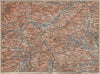 STYRIAN & CARINTHIAN ALPS. Murau Graz Murtal Leoben Wolfsburg. Austria 1905 map