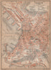 TRIESTE / TRST town city plan piano urbanistico. Italy Italia mappa 1905
