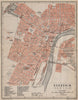 SZEGEDIN (SZEGED SEGHEDIN SEGEDIN) town city plan. Hungary terkep 1905 old map
