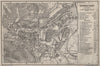 BRASOV (KRONSTADT) town city planul orasului. Brasso. Romania harta 1905 map