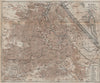 VIENNA WIEN vintage town city plan stadtplan. Austria Österreich karte 1929 map
