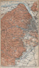 VIENNA WIEN environs umgebung. Klosterneuburg Tiergarten Laxenburg 1929 map