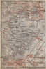 MODLING & BADEN BEI WIEN area. Pfafstatten Hinterbruhl Gumpoldskirchen 1929 map