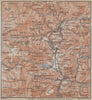 MARIAZELL & ÖTSCHER. Salza. North Styrian Alps. Topo-map. Austria 1929 old