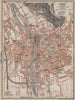GRAZ (GRATZ) town city plan stadtplan. Austria Österreich karte 1929 old map