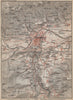 INNSBRUCK ENVIRONS Umgebung. Thaur Gotzens Igls. Austria Österreich 1929 map