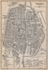 TOURNAI DOORNIK antique town city plan. Belgium carte. BAEDEKER 1897 old map