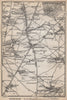 THE BATTLEFIELD OF WATERLOO. Plancenoit. Belgium carte. BAEDEKER 1897 old map