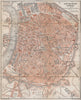 ANTWERP ANTWERPEN ANVERS antique town city plan. Belgium carte 1897 old map