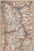MEUSE/MAAS RIVER. Givet-Liège-Namur-Dinant. Belgium carte. BAEDEKER 1897 map