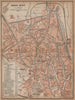 GHENT GAND GENT antique town city plan. Belgium carte. BAEDEKER 1901 old map