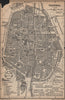 TOURNAI DOORNIK antique town city plan. Belgium carte. BAEDEKER 1901 old map