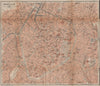 BRUSSELS BRUXELLES BRUSSEL town city plan de la ville. Belgium carte 1901 map