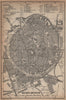 MALINES MECHELEN MECHLIN antique town city plan. Belgium carte 1901 old map
