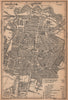 HAARLEM antique town city stadsplan. Harlem. Netherlands kaart 1901 old map