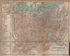 AMSTERDAM antique town city stadsplan. Netherlands kaart. BAEDEKER 1901 map