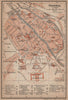 TOURNAI DOORNIK antique town city plan. Belgium carte. BAEDEKER 1905 old map