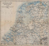 HOLLAND NEDERLAND PAYS-BAS General map. Netherlands kaart. BAEDEKER 1905