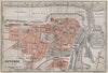 OOSTENDE OSTEND OSTENDE antique town city plan. Belgium carte 1910 old map