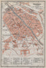 TOURNAI DOORNIK antique town city plan. Belgium carte. BAEDEKER 1910 old map