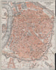 ANTWERP ANTWERPEN ANVERS antique town city plan. Belgium carte 1910 old map