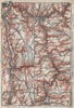 MEUSE/MAAS RIVER. Givet-Liège-Namur-Dinant. Belgium carte. BAEDEKER 1910 map