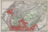 SCHEVENINGEN & THE HAGUE DEN HAAG 'S-GRAVENHAGE environs. Netherlands 1910 map