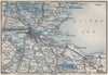 AMSTERDAM environs. Utrecht Leiden haarlem Zaandam. Netherlands kaart 1910 map