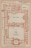 BERLINER STADTSCHLOSS. Berlin Royal/City Palace. Second floor plan 1910 map