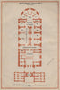 ALTE NATIONALGALERIE, Berlin. Old National gallery. First floor plan 1910 map