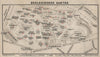 ZOOLOGISCHER GARTEN ground plan. Berlin karte. BAEDEKER 1910 old antique map