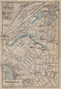 GRUNEWALD town city stadtplan. Berlin Schmargendorf Halensee karte 1910 map