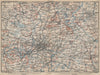BERLIN & Brandenburg. Potsdam Frankfurt (Oder) Küstrin Eberswalde 1910 old map