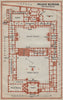 BERLINER STADTSCHLOSS. Berlin Royal/City Palace. Second floor plan 1923 map