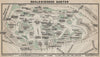 ZOOLOGISCHER GARTEN ground plan. Berlin karte. BAEDEKER 1923 old antique map