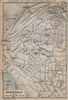 GRUNEWALD town city stadtplan. Berlin Schmargendorf Halensee karte 1923 map