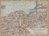 NORD-DEUTSCHLAND (ÖSTLICHER TEIL). Prussia. North Poland Kaliningrad 1913 map