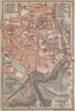 GÖRLITZ antique town city stadtplan. Saxony karte. BAEDEKER 1913 old map